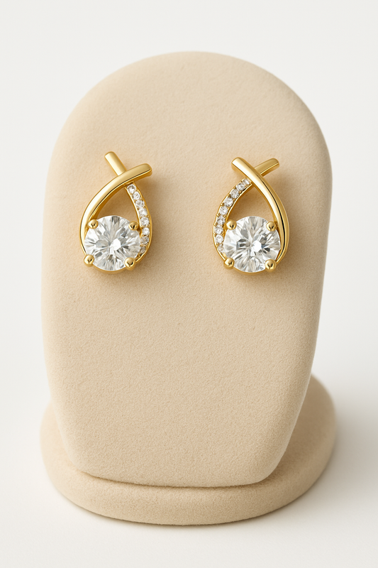 Boucles d'oreilles nuit scintillante